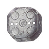 Steel City 15.8 cu in Octagon Steel Electrical Ceiling Box Silver