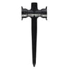 Orbit 67991 1/2 Black Driplock Drip Tubing Inline X 1/2 Male Pipe Thread Stake