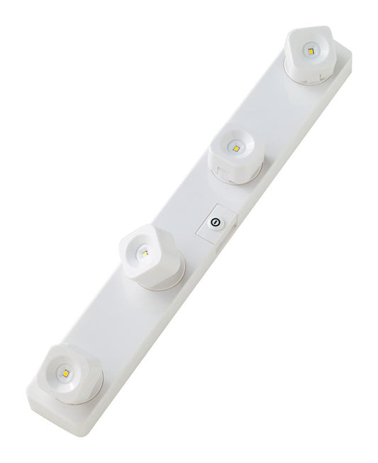 Fulcrum Light It! 12.5 in. L White Battery Powered Strip Light 85 lm