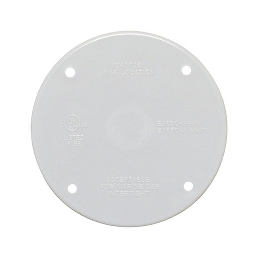 Sigma Engineered Solutions Round Plastic Flat Box Cover