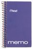 Mead 3 in. W x 5 in. L Wide Ruled Spiral Memo Book (Pack of 12)