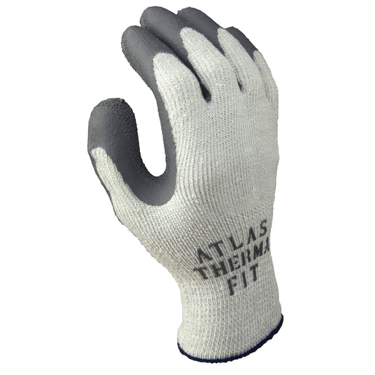 Atlas Therma Fit Unisex Indoor/Outdoor Cold Weather Work Gloves Gray S 1 pair