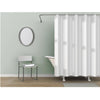 Zenna Home 72 in. H X 70 in. W White Solid Shower Curtain Liner PEVA