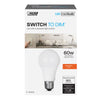 Feit Intellibulb A19 E26 (Medium) LED Bulb Soft White 60 Watt Equivalence 1 pk