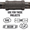 BK Products 1/2 in. FPT x 1/2 in. Dia. MPT Black Malleable Iron Street Elbow (Pack of 5)