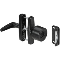 National Hardware Matte Black Zinc Universal Knob Latch 1 pk