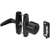 National Hardware Matte Black Zinc Universal Knob Latch 1 pk
