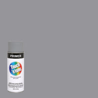 Rust-Oleum Touch n Tone Flat Flat Gray Primer Spray Paint 10 oz. (Pack of 6)