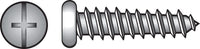 Hillman No. 6 X 1/2 in. L Phillips/Slotted Pan Head Sheet Metal Screws 100 pk