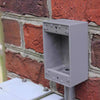 Sigma Engineered Solutions New Work 18.3 cu in Rectangle Die-Cast Metal Weatherproof Box Gray - Deal of The Week