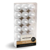 Matchless Darice White Unscented Scent Tealight Flameless Flickering Candle 1.5 in. H X 1.5 in. D