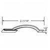 Barton Kramer Silver Steel Screen Tension Spring 2 in. L 6 pk