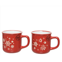 KitchenGoods Red/White Mug Indoor Christmas Decor 3.4 in. (Pack of 12)