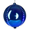 Celebrations Platinum LED Blue Lighted Ornament 6 in. Hanging Decor