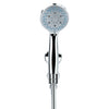 Exquisite Flow Rate Chrome 3-Setting Handheld Showerhead 1.8 gal. 3.25 Dia. x 9 H x 1.5 L in.