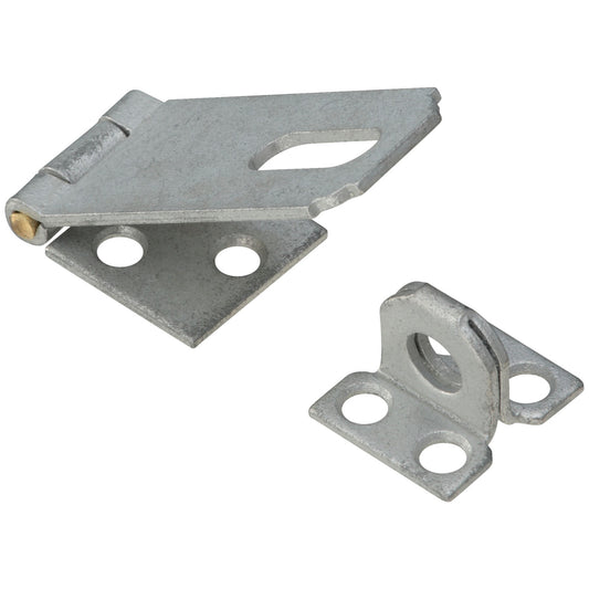 National Hardware Galvanized Steel 2-1/2 in. L Safety Hasp (Pack of 5)