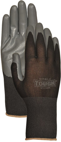 Niltrile Tough Gloves, Black, Small