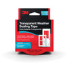 3M Flexible Moisture Resistant Transparent Weather Sealing Tape 30 L ft.