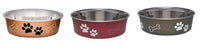 Loving Pets Assorted Bones and Paw Prints Stainless Steel Extra Large Pet Bowl For Dog - Deal of The Week