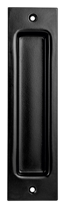 National Hardware 8 in. L Oil Rubbed Bronze Brown Steel Flush Pull