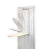 Homz  14 in. H Steel  Ironing Board  Pad Included