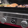 Weber Slate 36" Rust-Resistant 4 Burner Liquid Propane Digital Thermometer Outdoor Griddle Black