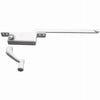 Prime-Line White Steel Left Single-Arm Casement Window Operator For Steel Framed Windows - Open Box