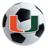 University of Miami Soccer Ball Rug - 27in. Diameter