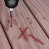 Deck Plus No. 10  x 2-1/2 in. L Star Flat Head Exterior Deck Screws 1 lb.