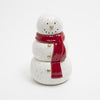 Gerson White/Red Snowman Christmas Scented Wax Candle 8 in. (Pack of 6)