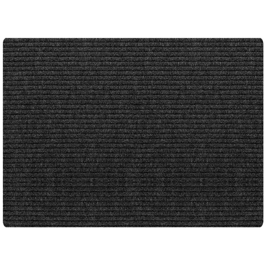 Multy Home 6 ft. L X 4 ft. W Charcoal Cocord Polyester Floor Mat