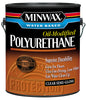 Minwax Transparent Semi-Gloss Clear Water-Based Latex Oil-Modified Polyurethane 1 gal. (Pack of 2)