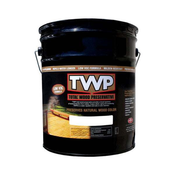 TWP 1500 Series Flat/Matte Cedartone Semi-Transparent Oil-Based Wood Preservative 5 gal