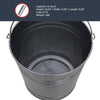 Behrens 12 qt Galvanized Pail Silver