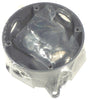 Bell 16 cu in Round Aluminum Weatherproof Box Gray