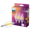 Philips BA11 E12 (Candelabra) LED Bulb Soft White 60 Watt Equivalence 3 pk - Deal of The Week