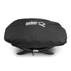 Weber Grill Cover for Q 100 and 1000 Series Grills Black Water Resistant Polyester Fabric