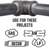 B & K 1 in. FPT  x 1 in. Dia. FPT Black Malleable Iron Elbow