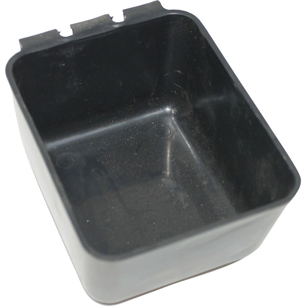 ASI Plastic Coop Cup 16 oz. Black Livestock and Poultry Cage Feeder and Water Cup Durable Plastic