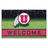 University of Utah Rubber Door Mat - 18in. x 30in.