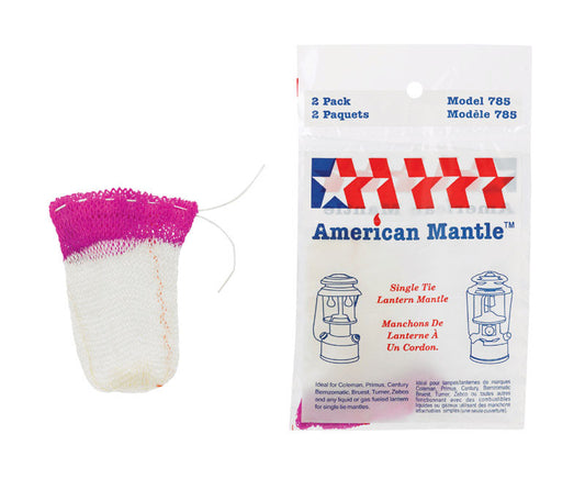 American Mantle Pink/White String Tie Mantle