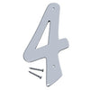 Hy-Ko 4 in. Gray Nickel Number 4 Nail-On 1 pc. (Pack of 10)