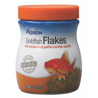 Aqueon Goldfish Flakes Fish Food, Daily Nutrition for All Goldfish and Other Pond Fish, Provides a Daily Diet to Meet Nutritional Needs, 1.02 oz (29 g)