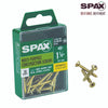 SPAX No. 8 x 1-1/4 in. L Phillips/Square Flat Head Yellow Zinc Steel Multi-Purpose Screw 30 each - Deal of The Week