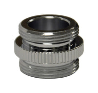 Danco Male Thread 3/4 in.-27M x 3/4 in.-27 Chrome Plated Aerator Adapter - Open Box