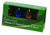 Celebrations Incandescent C7 Multicolored/Clear 4 ct Replacement Christmas Light Bulbs 0.08 ft. - Deal of The Week