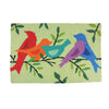 Jellybean 20 in. W X 30 in. L Multi-Color Morning Song Birds Polyester Accent Rug