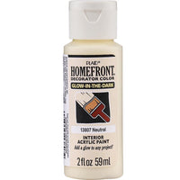 Homefront Glow-In-The-Dark Neutral Craft Paint Interior 2 oz (Pack of 3)