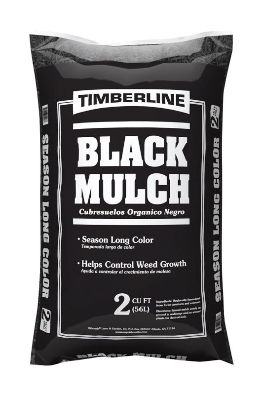 Timberline Black Shredded Mulch 2 cu ft