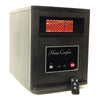 Home Comfort Black Electric Infrared Portable Heater with Remote 1500W 120V 12A 90-Level 5200 BTU - Open Box
